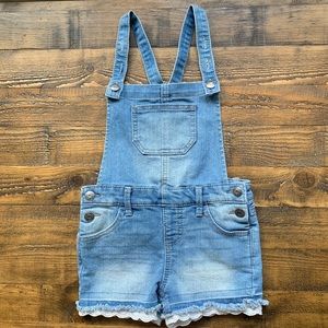 SOLD - Cat & Jack Girls 4/5 Denim Shortalls